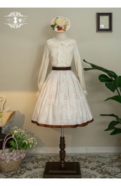 Miss Point Forest Picture Book Skirt(Reservation/3 Colours/Full Payment Without Shipping)